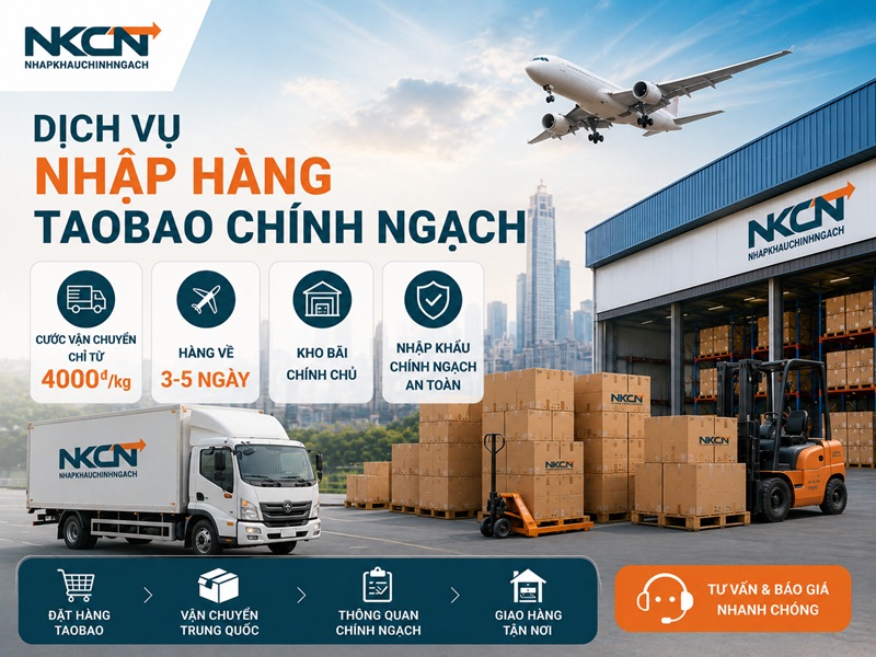nhập hàng taobao chính ngạch
