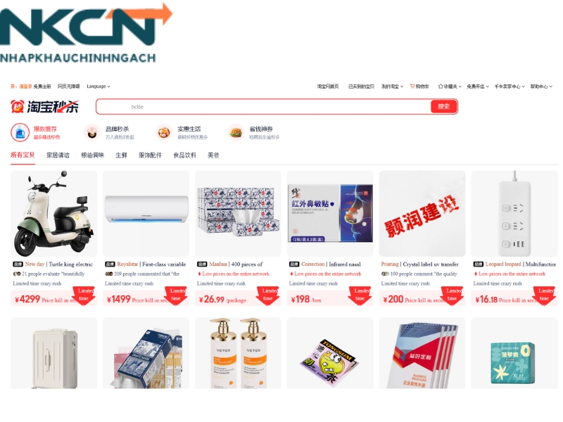 cách mua hàng taobao