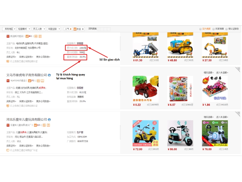 cách đánh giá shop trên taobao