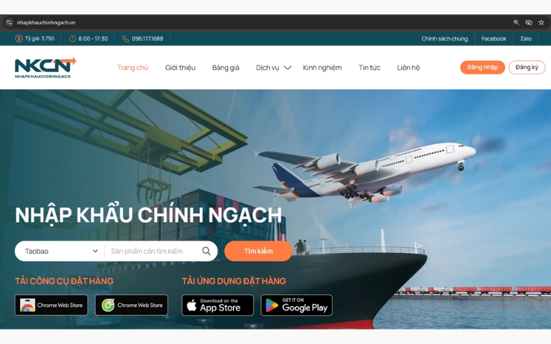 mua hàng trung quốc chính ngạch