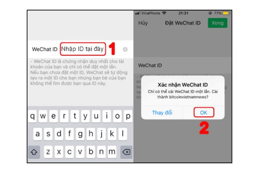 mua hàng wechat