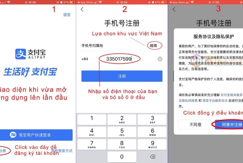 thanh toán alipay