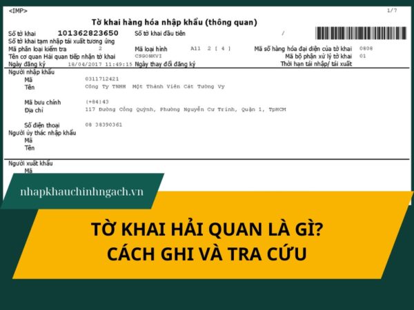 Tờ khai hải quan là gì? Cách ghi, tra cứu và những lưu ý cần biết