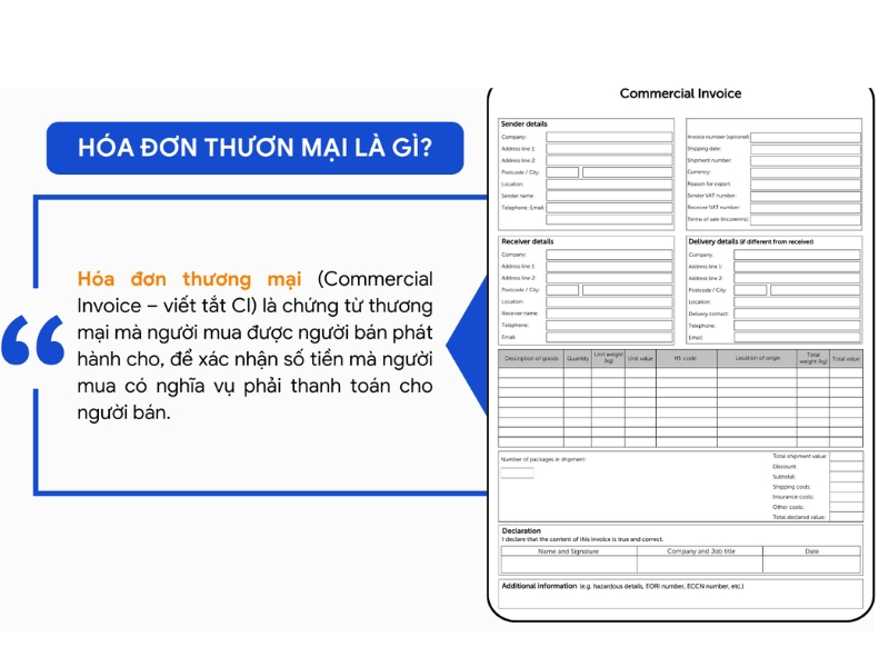 hóa đơn thương mại là gì