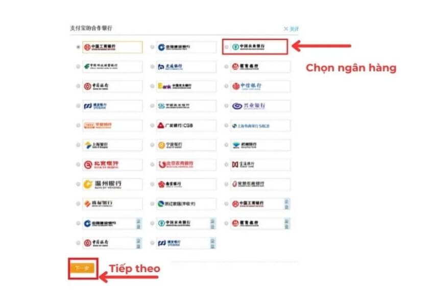 dịch vụ nạp tiền vào tài khoản alipay​