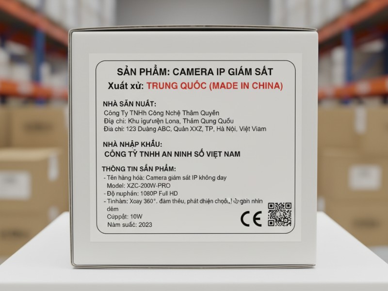 thủ tục nhập khẩu camera trung quốc