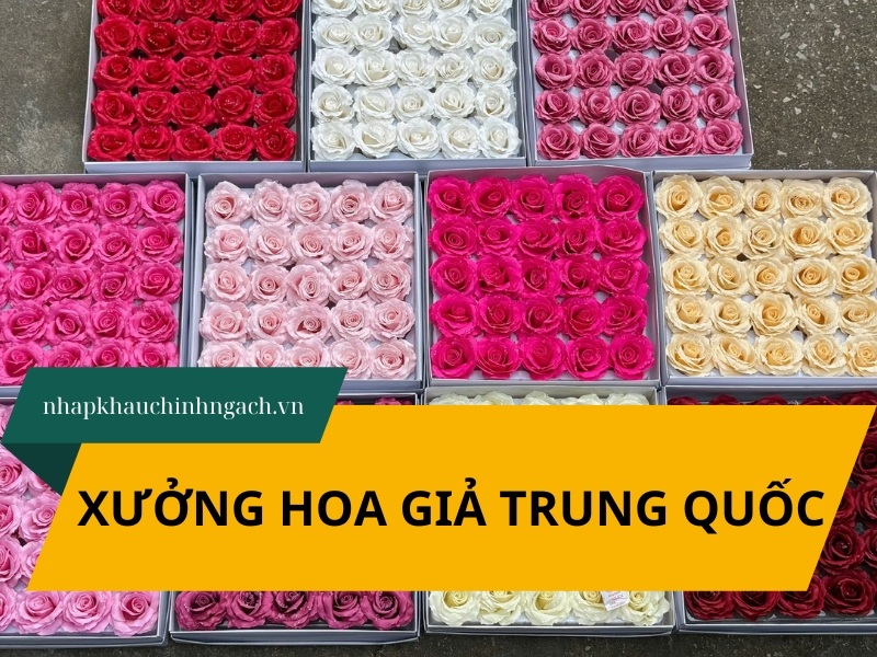 2 cách tìm xưởng hoa giả Trung Quốc mẫu đẹp, giá tốt