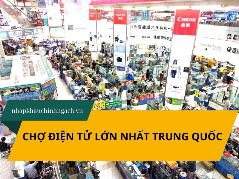 Top 5 chợ điện tử lớn nhất Trung Quốc, nhập sỉ linh kiện chất lượng