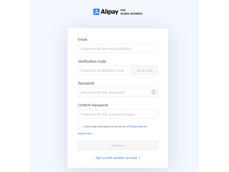 cách đăng ký tài khoản alipay