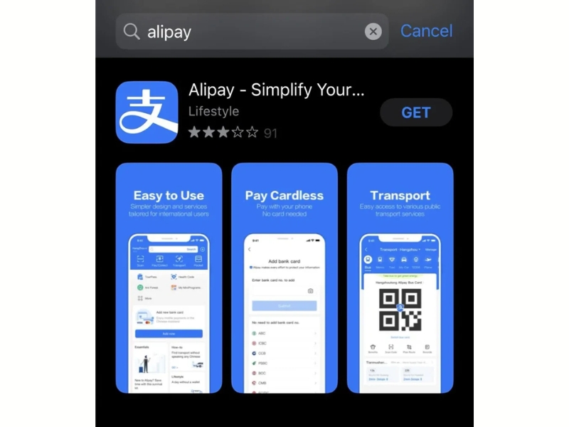 cách đăng ký tài khoản alipay