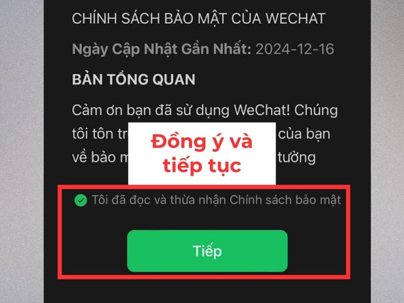 tại sao không tạo được tài khoản wechat