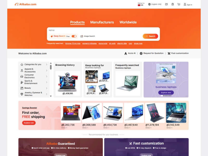 nguồn hàng trung quốc tận gốc