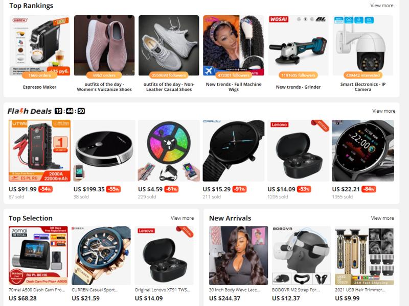 Mua hàng trên Aliexpress