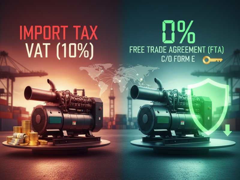 Thuế nhập khẩu máy phát điện từ Trung Quốc mới nhất 2025