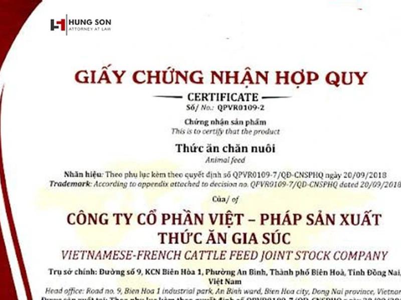 Chứng nhận hợp quy