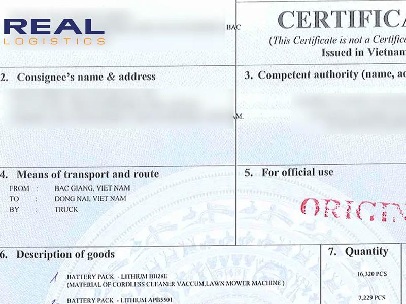 CO là gì trong xuất nhập khẩu