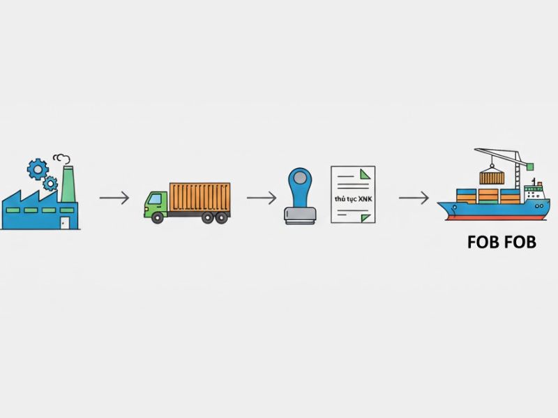 fob trong xuất nhập khẩu là gì