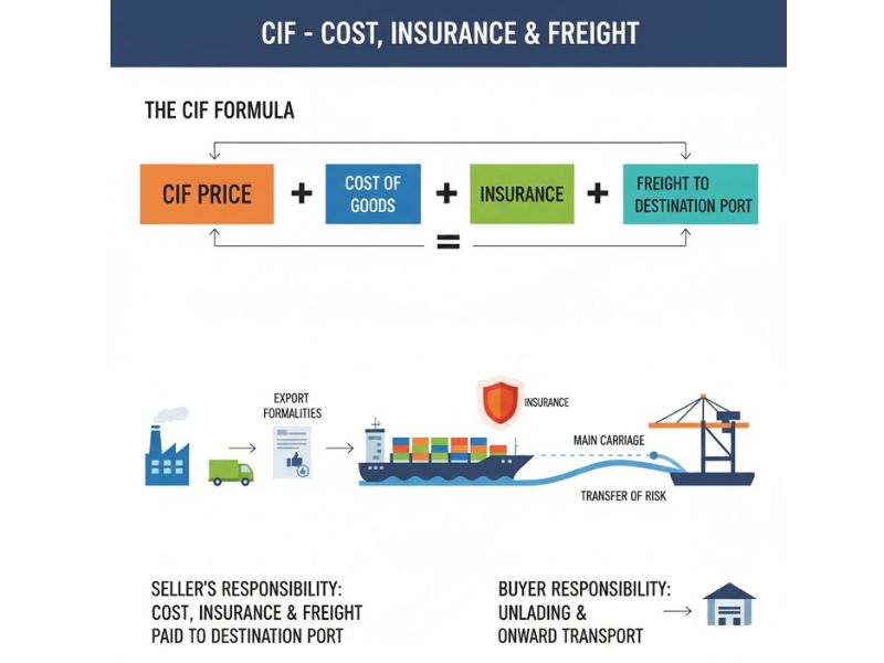 giá fob và cif là gì