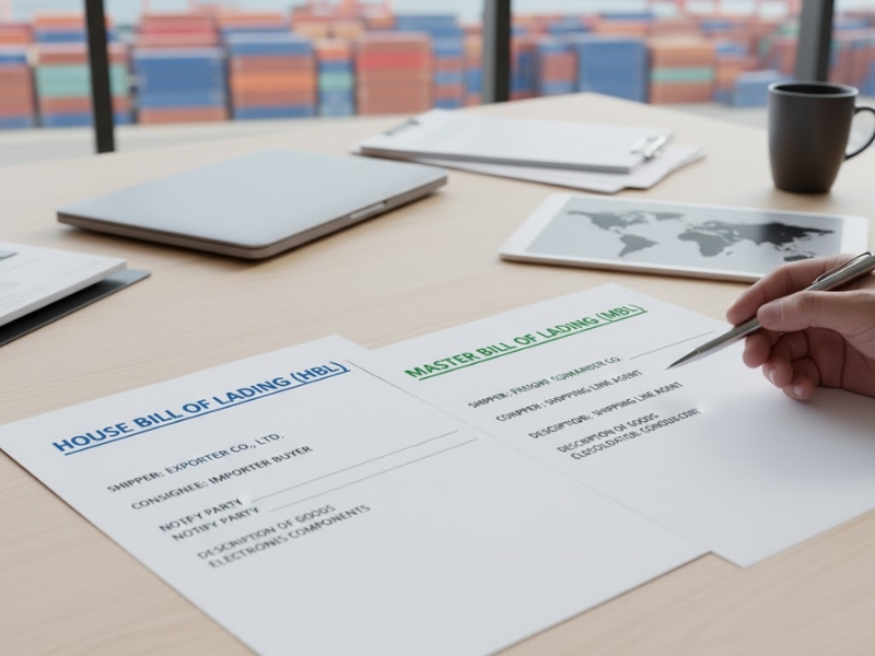 MBL và HBL trong xuất nhập khẩu là gì? Phân biệt MBL và HBL