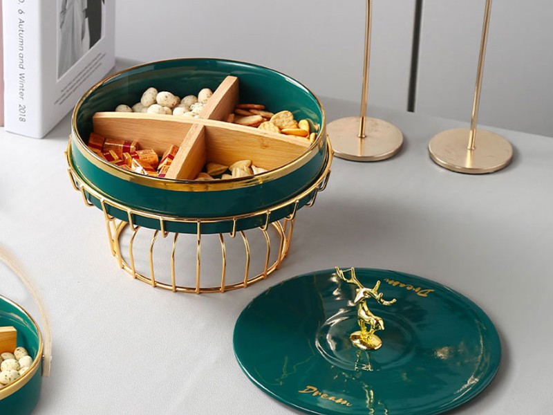 khay bánh kẹo tết trung quốc