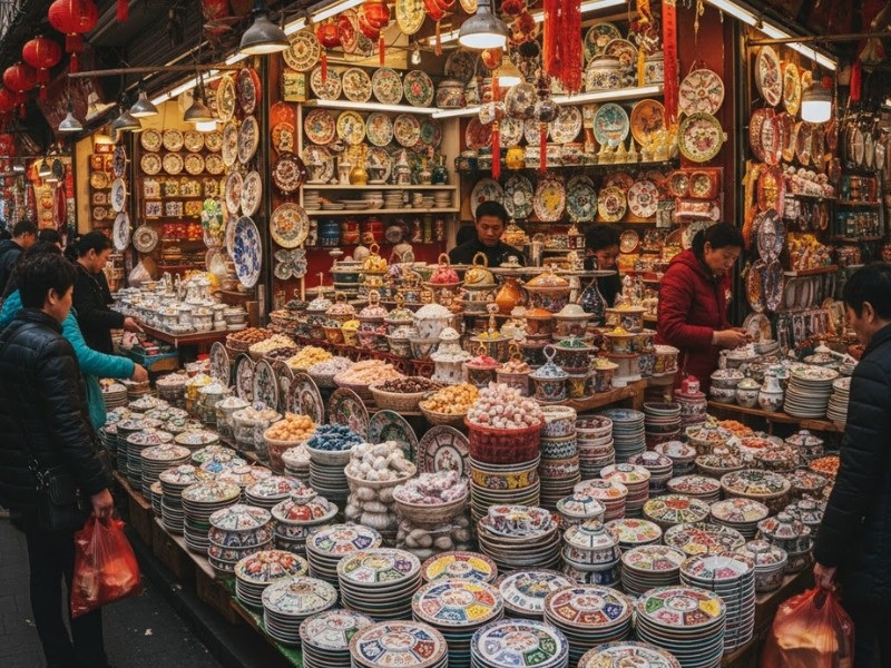 nhập khay bánh kẹo tết trung quốc