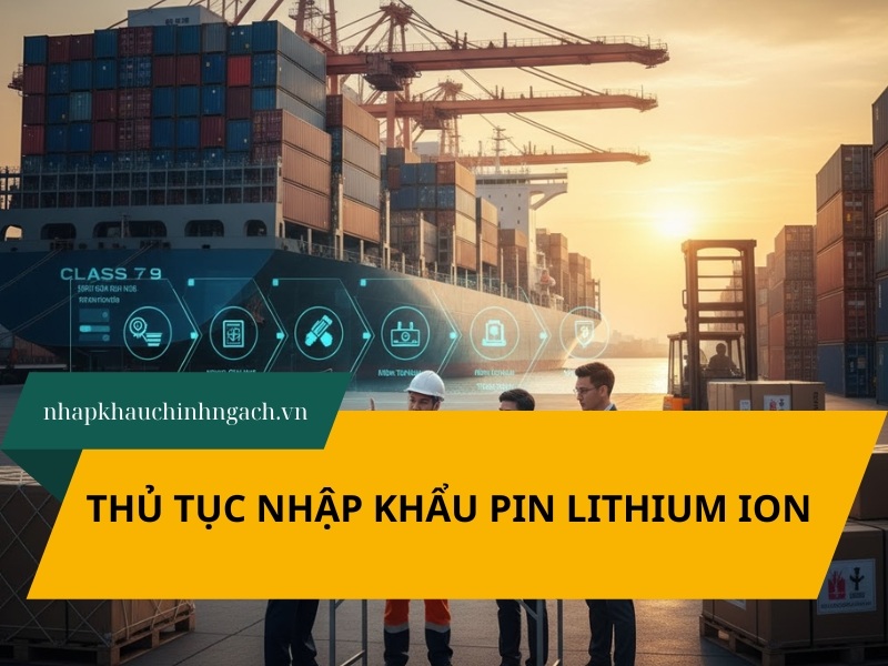Chính sách và thủ tục nhập khẩu pin lithium ion mới nhất 2025