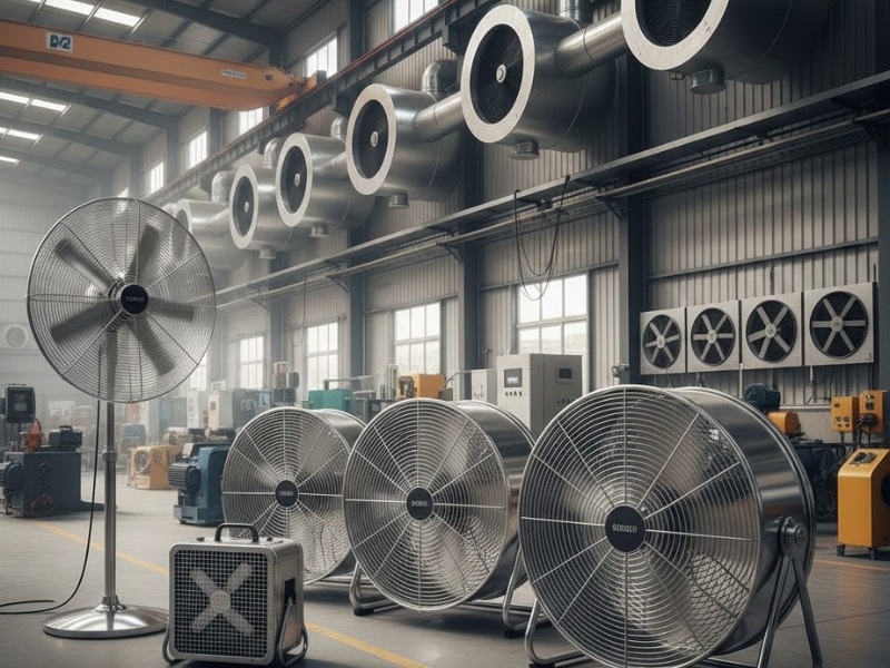 thủ tục nhập khẩu quạt công nghiệp