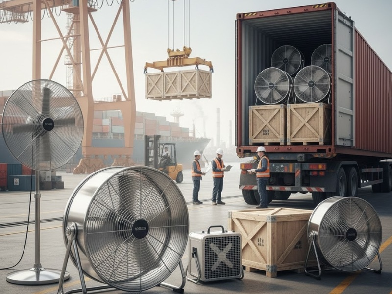 nhập khẩu quạt công nghiệp
