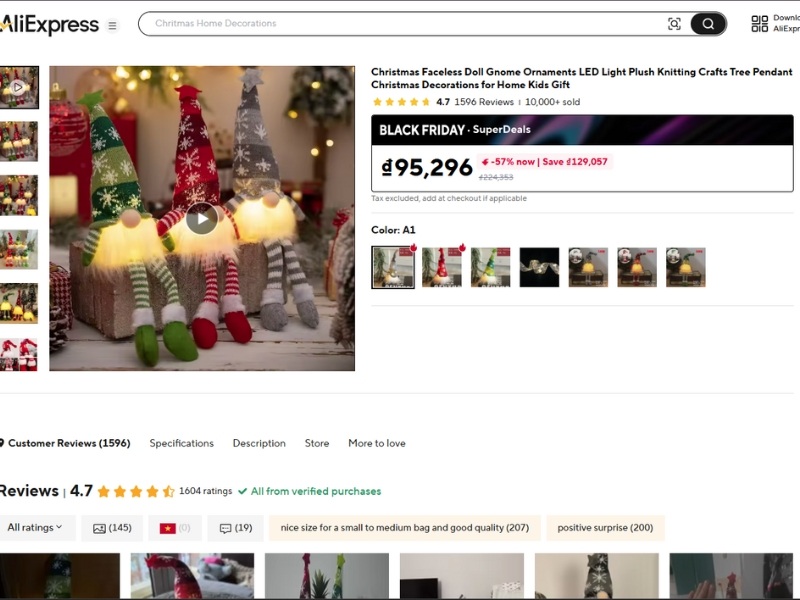 mua hàng trên aliexpress về việt nam