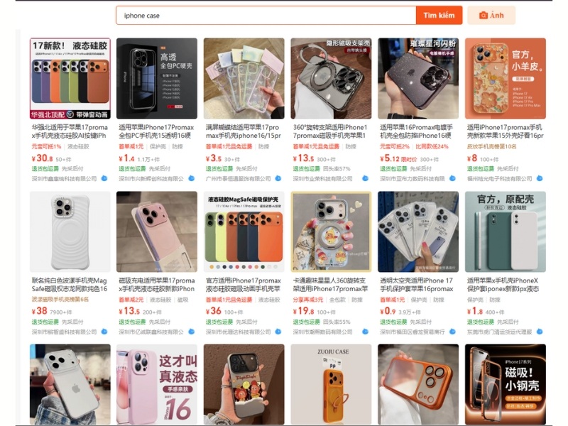 nhập ốp điện thoại trung quốc