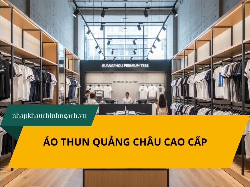 5 nguồn hàng áo thun Quảng Châu cao cấp, giá sỉ tốt 2026