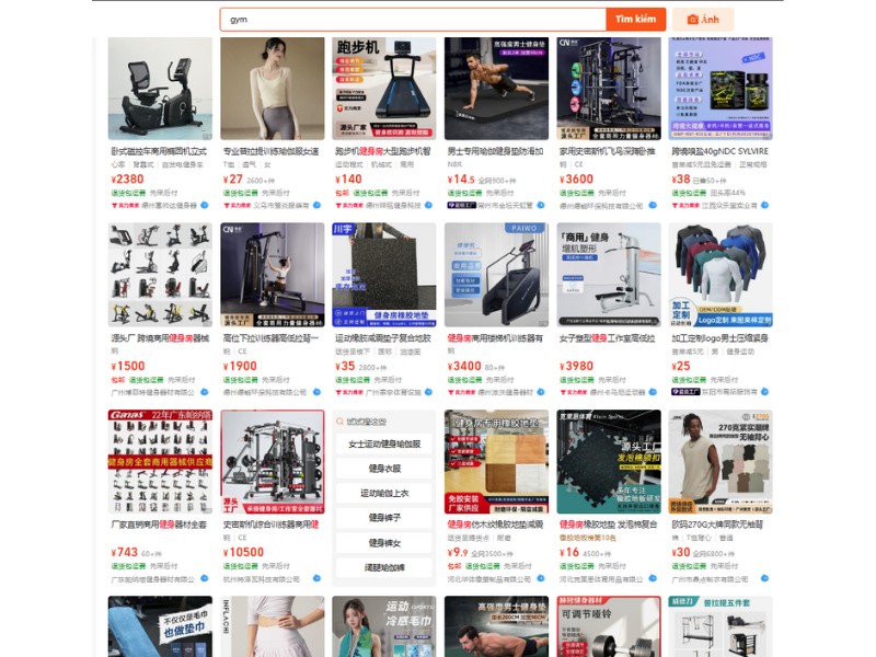 nguồn hàng dụng cụ thể dục thể thao