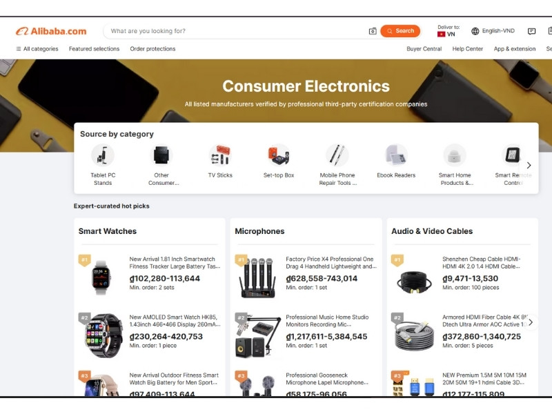 nhập hàng alibaba về việt nam