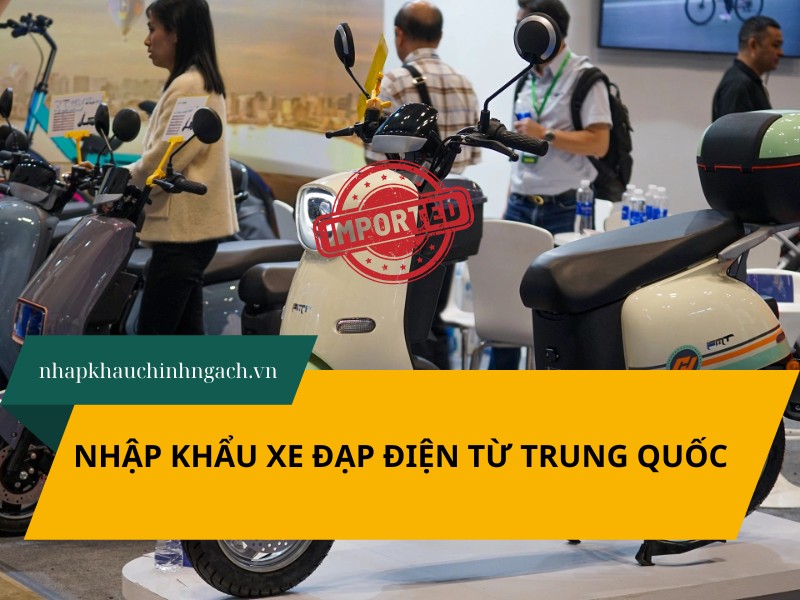 nhập khẩu xe đạp điện từ trung quốc