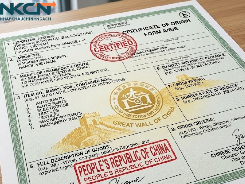 bán hàng nhập khẩu cần giấy tờ gì