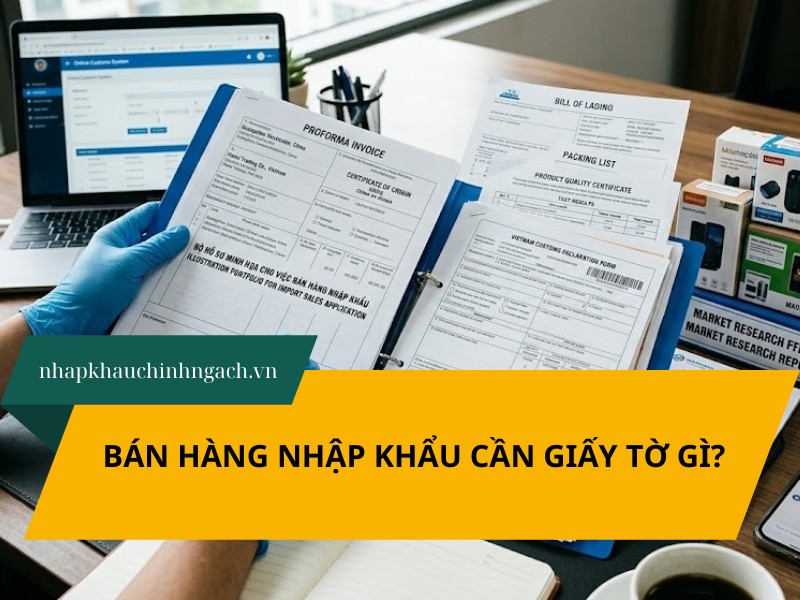Bán hàng nhập khẩu cần giấy tờ gì? Quy định pháp lý mới nhất 2026