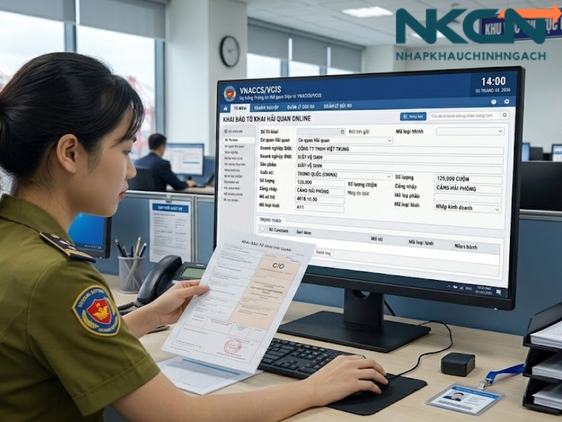 thủ tục nhập khẩu giấy vệ sinh trung quốc