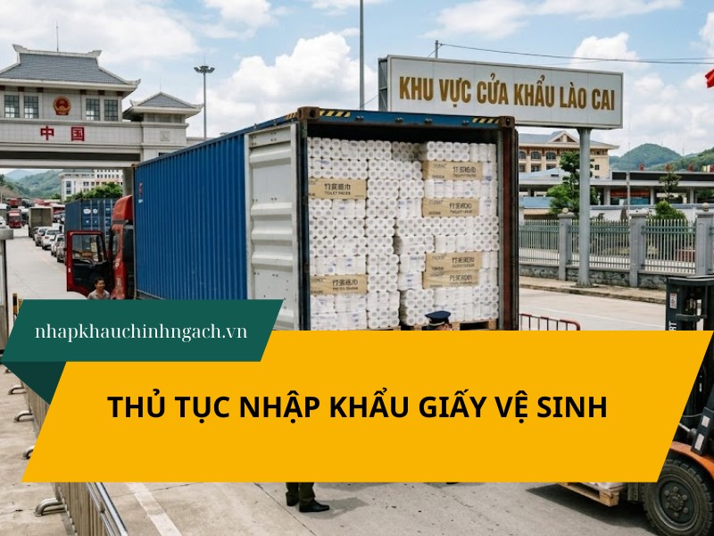 thủ tục nhập khẩu giấy vệ sinh