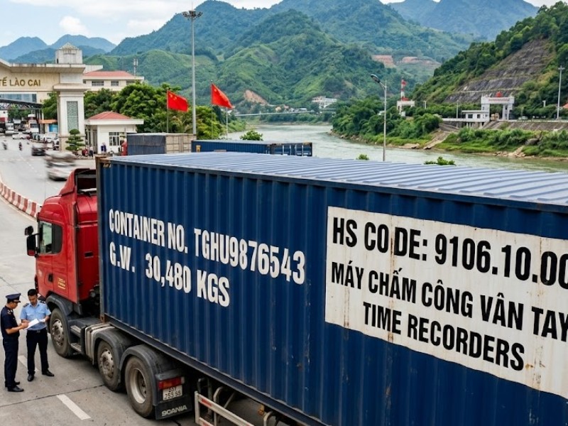 thủ tục nhập khẩu máy chấm công