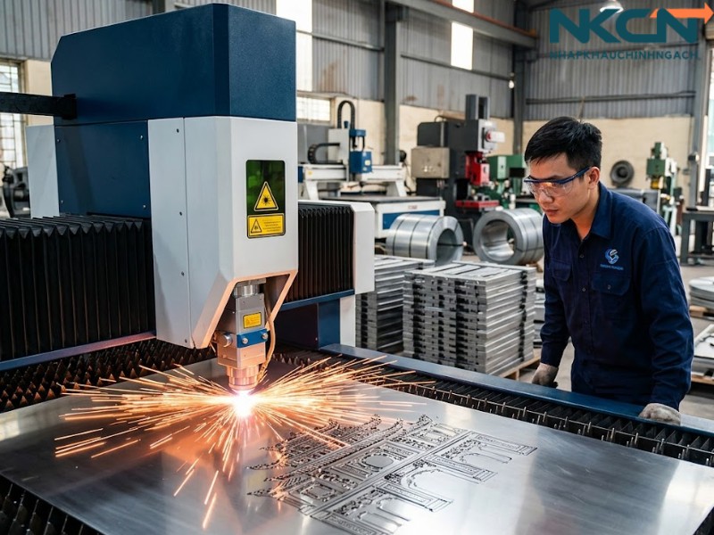 nhập khẩu máy khắc laser