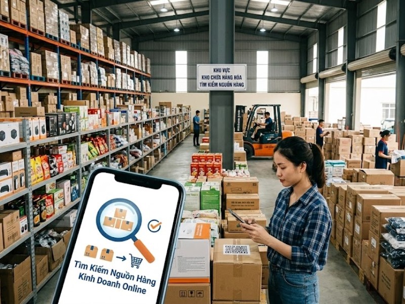 7 cách tìm kiếm nguồn hàng kinh doanh online giá sỉ uy tín 2026