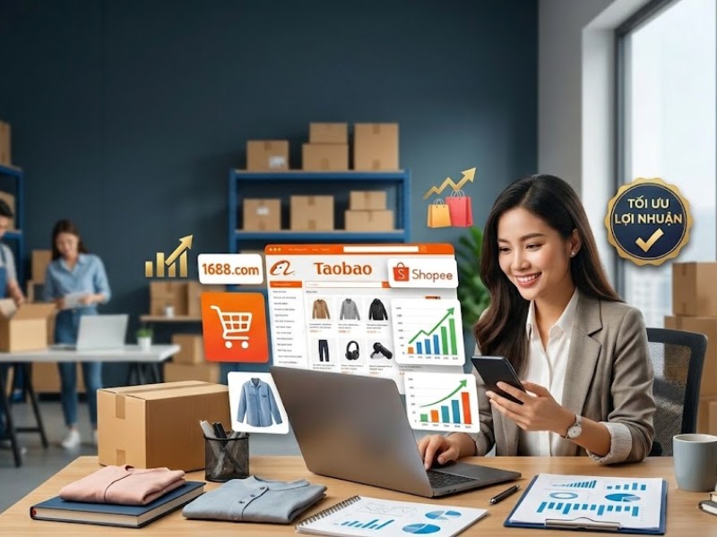 tìm kiếm nguồn hàng kinh doanh online