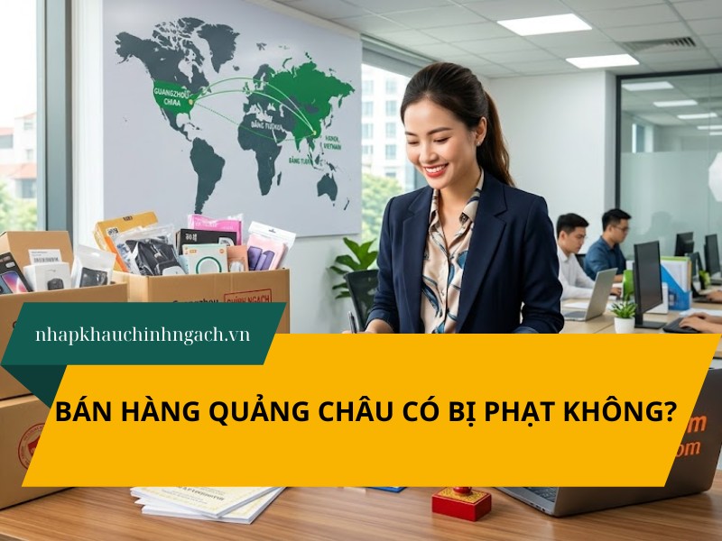 Bán hàng Quảng Châu có bị phạt không? 4 Lưu ý để không bị phạt