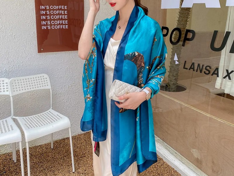 khăn lụa quảng châu