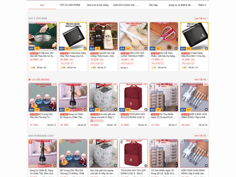 nguồn hàng gia dụng