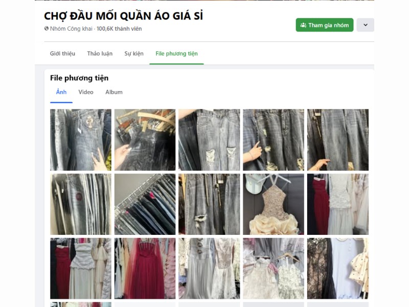 muốn mở shop quần áo lấy hàng ở đâu
