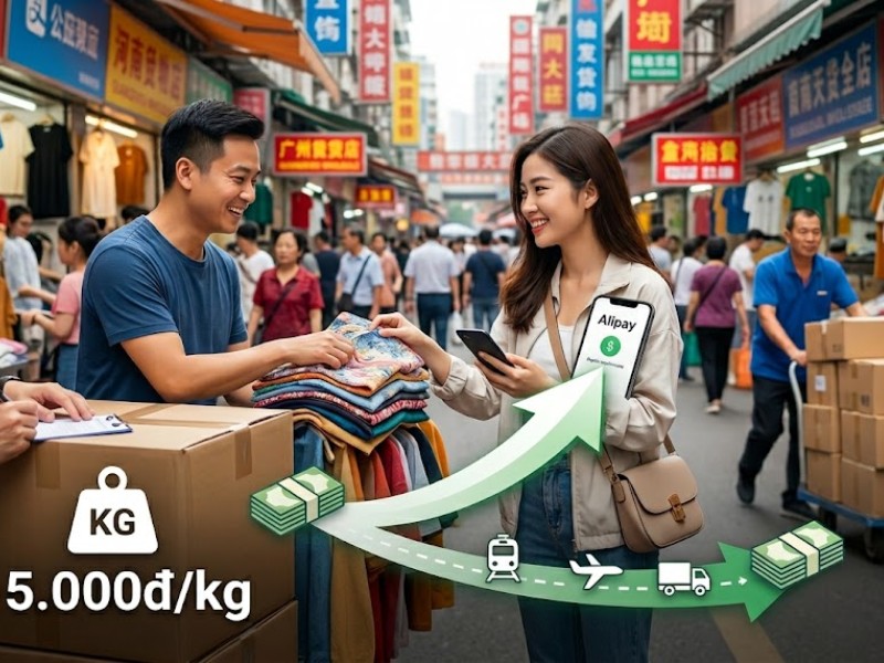 Cập nhật chi phí đi Quảng Châu lấy hàng chi tiết, mới nhất 2026
