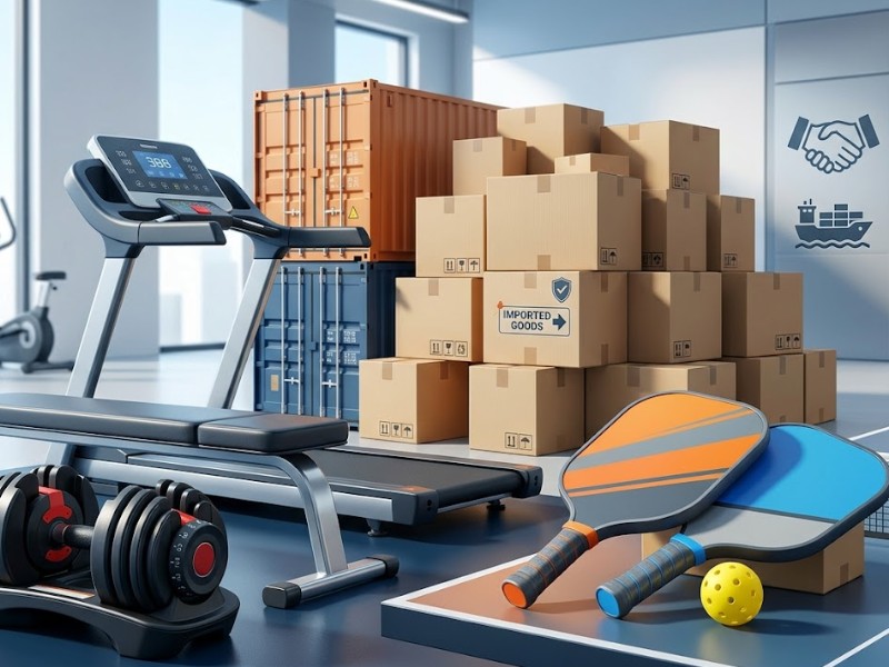 nhập khẩu dụng cụ thể thao