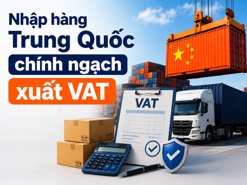 Hàng Trung Quốc chính ngạch có xuất hóa đơn VAT không?