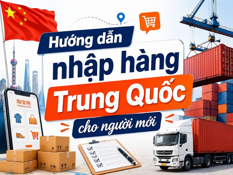 Hướng dẫn nhập hàng Trung Quốc cho người mới chi tiết từ A-Z